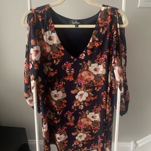 Floral long sleeve dress